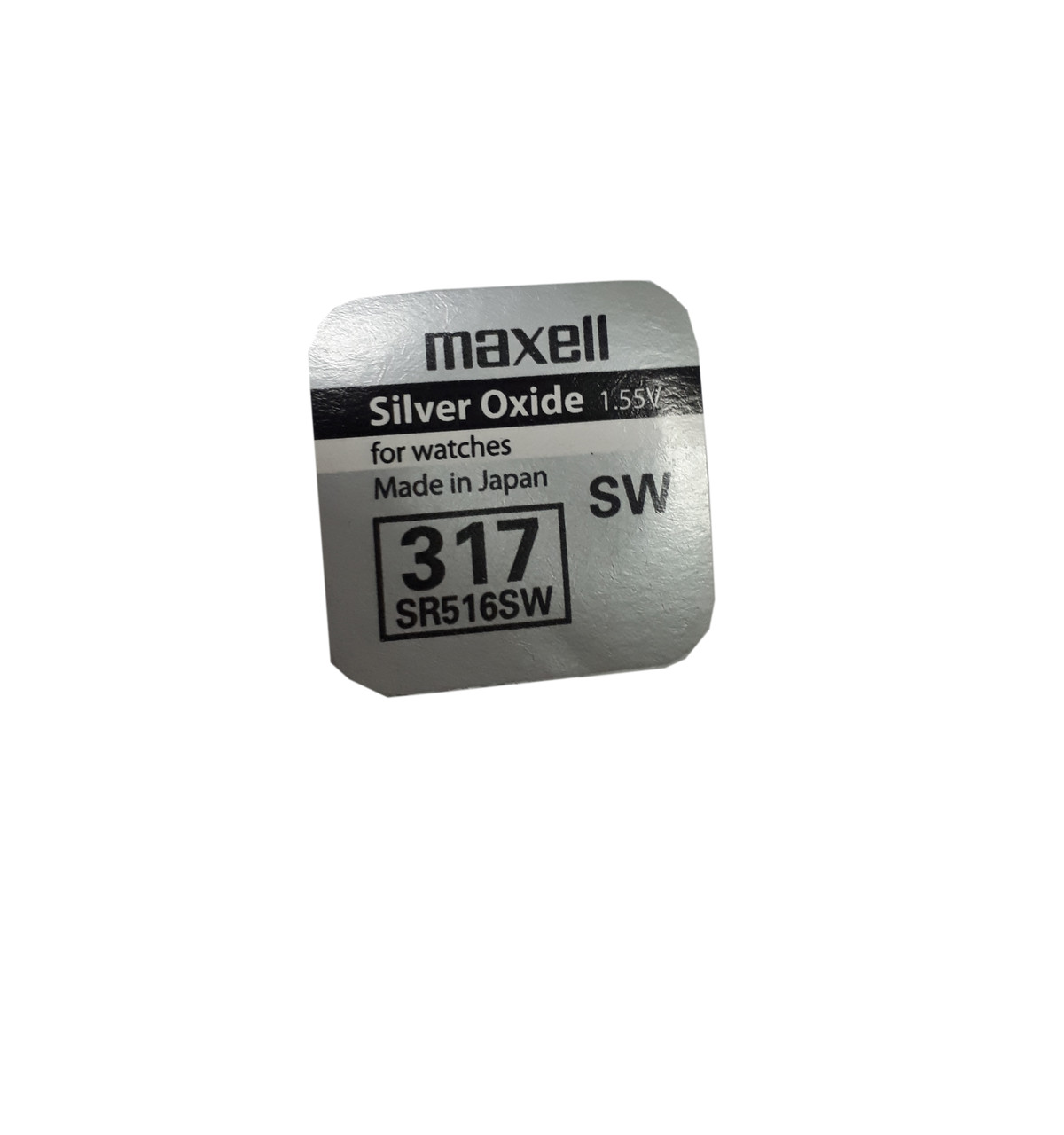Батарейка часова Maxell SR516 SW (317), фото 1