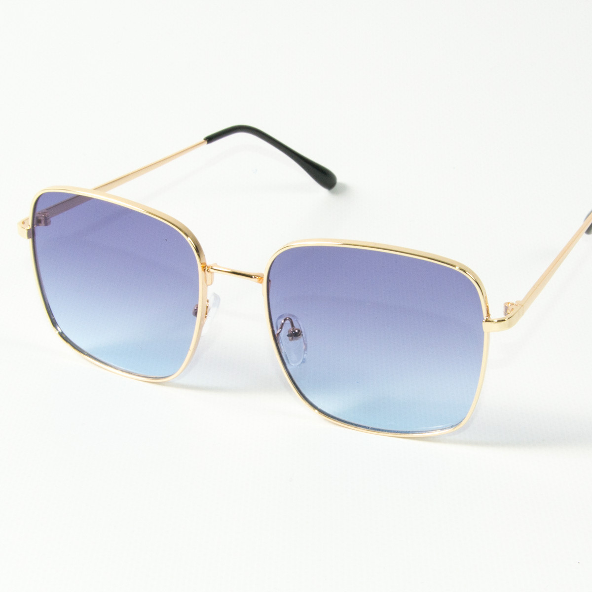 Оптом квадратні сонцезахисні окуляри (арт. 80-661/2) блакитні