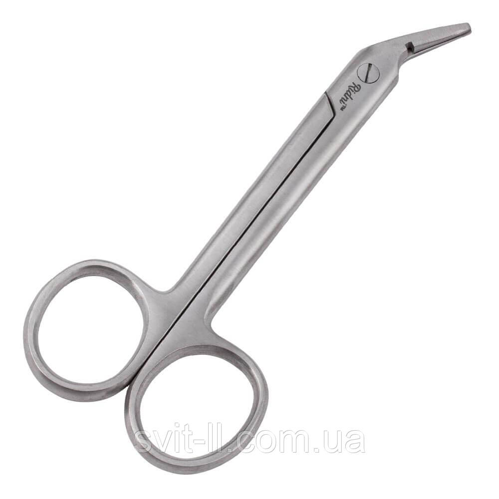 Ножиці для перерізання дроту, вигнуті по ребру, універсальні, 12 см, фото 1