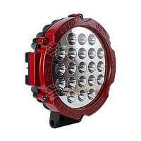 Фара LED круглая 63W (21 лампа) red