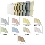 Сайдинг вініловий Ю-пласт, панель 3,05*0,23. Зелений. Корабельний брус, фото 4