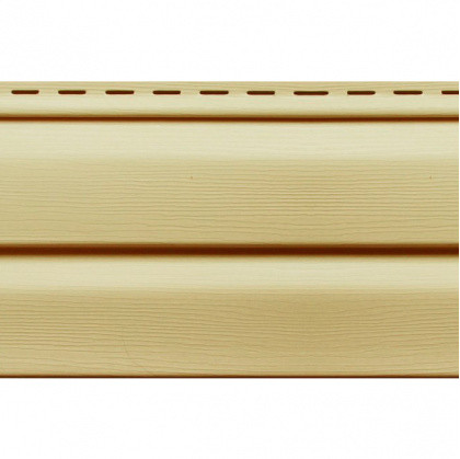 Сайдинг вініловий Ю-пласт, панель 3,05*0,23 м Кремовий. Сайдинг фасадний, фото 1