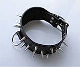 Шкіряний нашийник "Lockdog" з шипами, фото 2