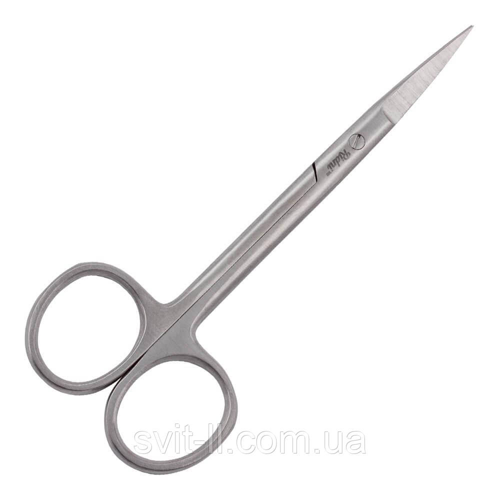 Ножиці очні, загострені, прямі, 11,5 cм, фото 1