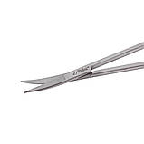 Ножиці очні, вигнуті, 11 см, фото 2