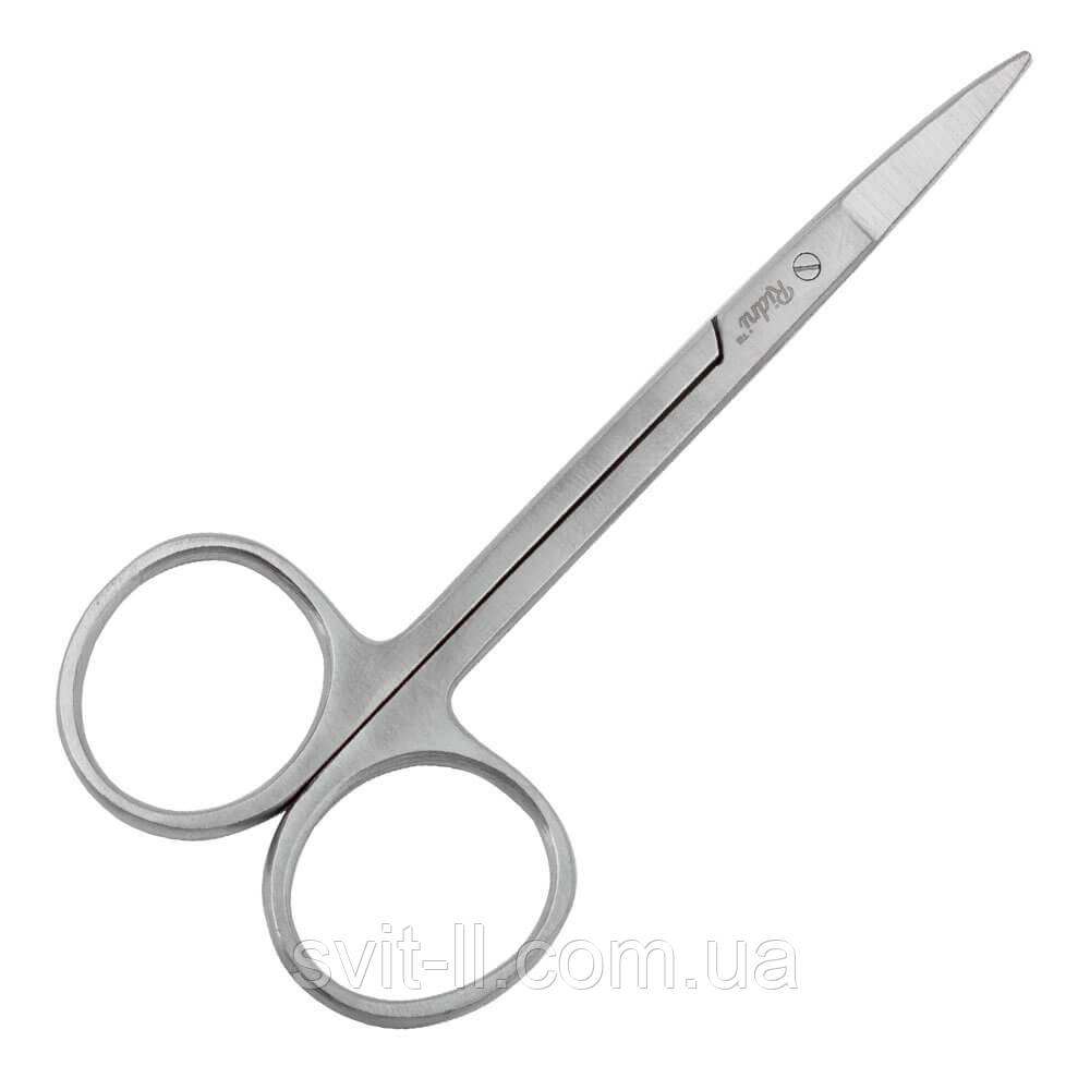 Ножиці очні, тупокінцевими, вигнуті, 11 см, фото 1