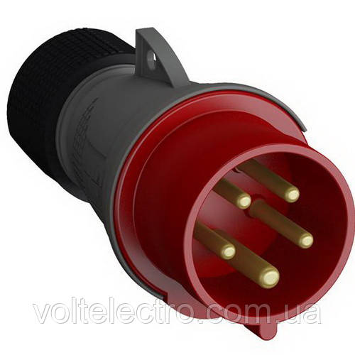 Вилка трифазна ABB / Amphenol 32А/5 432EP6, фото 1