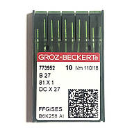 B27/81x1/DCx27/DCx1 110 SES Groz-Beckert иглы для промышленных оверлоков