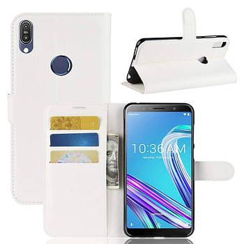 Чехол-книжка Litchie Wallet для Asus Zenfone Max Pro M1 ZB601KL / ZB602KL White