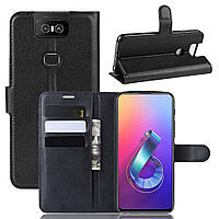 Чехол-книжка Litchie Wallet для Asus Zenfone 6 ZS630KL Black