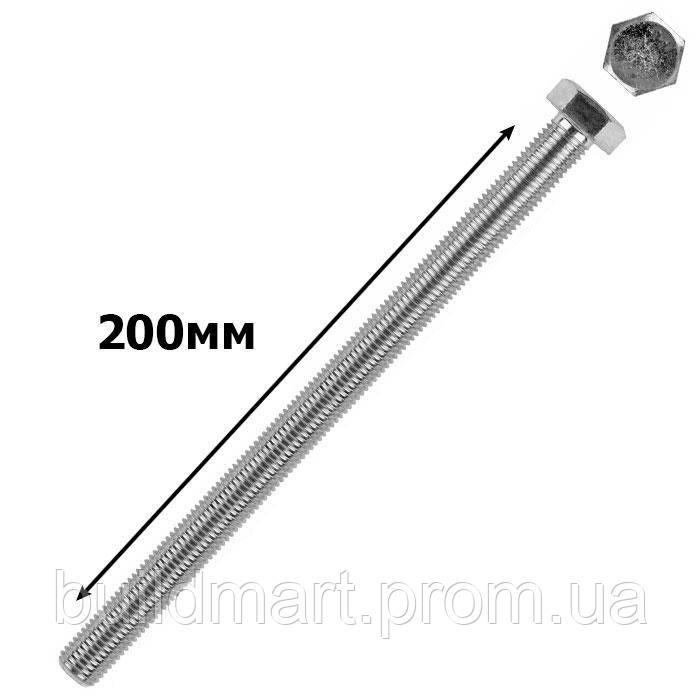 Болт метрический шестигранная головка 12х200 (шт.) (ID#1132507133 ...