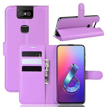 Чохол-книжка Litchie Wallet для Asus Zenfone 6 ZS630KL Violet