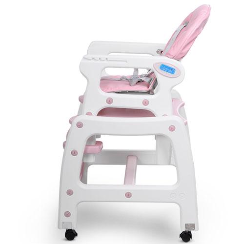 Стульчик для кормления детский M 1563-8-1, розовый - фото 2 - id-p1132509967