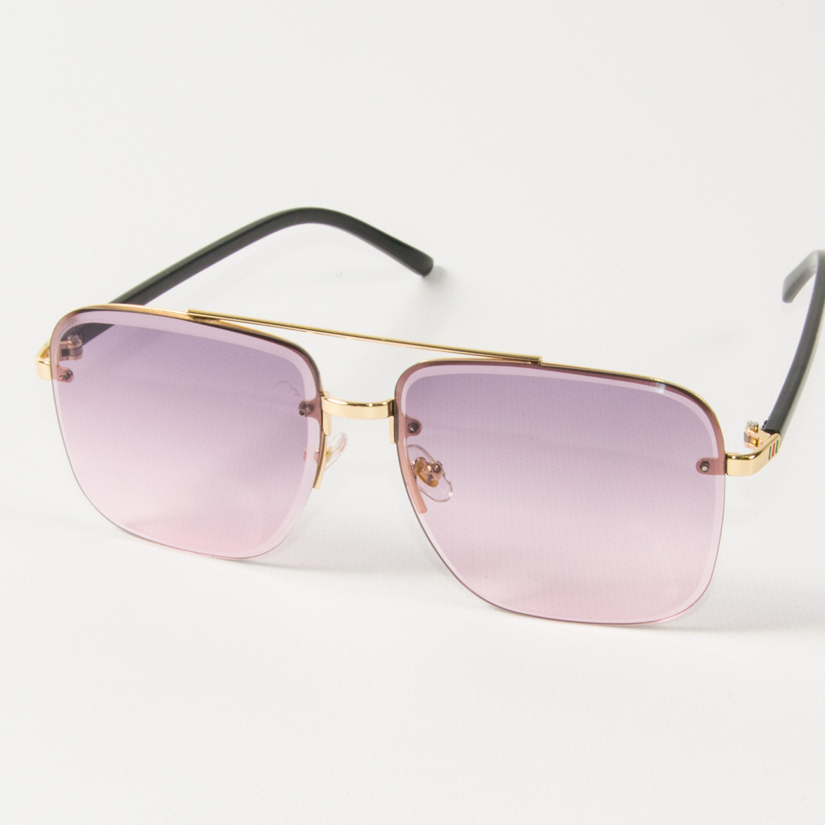 Жіночі квадратні сонцезахисні окуляри (арт. 6278/2) рожеві