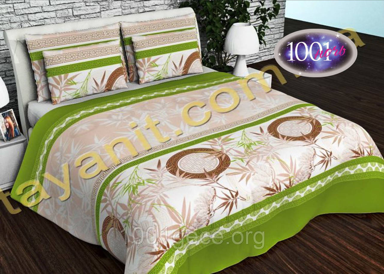 Комплект постільної білизни Бязь Голд Люкс №бл144 Євро 220х240