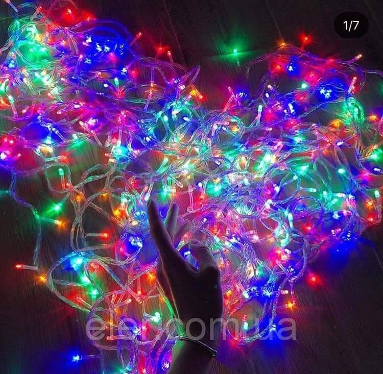 Світлодіодна гірлянда 100led мультиколір