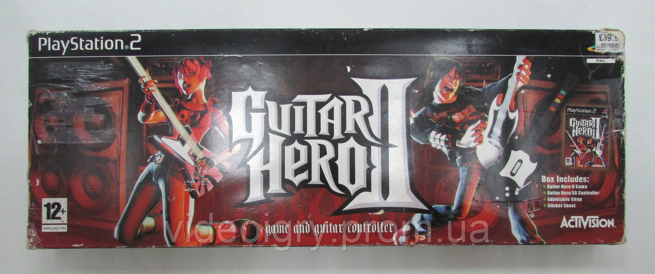 Guitar Hero 2 гітара+гра (PS2) Б/В