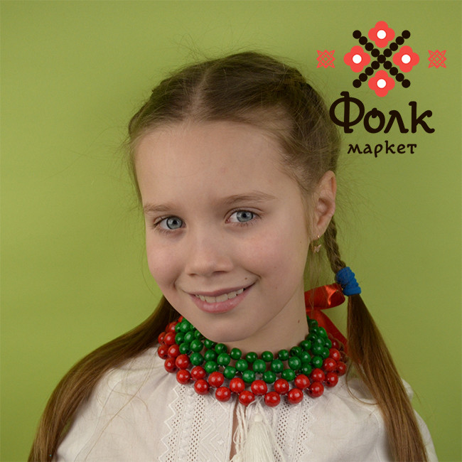 Прикраса на шию з дерева, фото 1