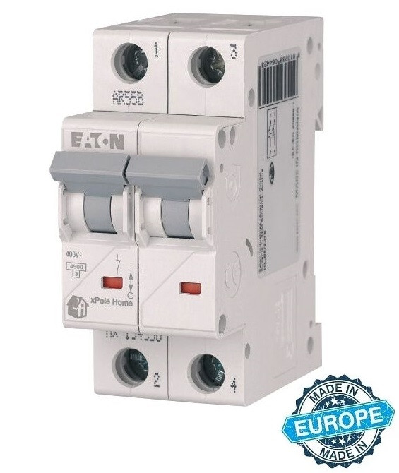 Автоматичний вимикач HL-C 25/2 полюса TM"EATON" (Moeller) (Європа)