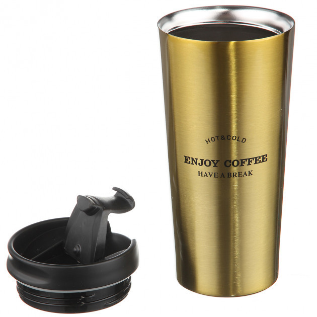 Термокружка з поїлкою A-PLUS 450 мл 1622 Gold (62350090)
