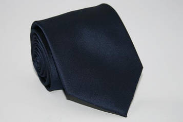 Краватка однотонна синій 8,5 см.