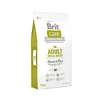 Сухий корм для дорослих собак дрібних порід Brit Care Adult Small Breed Lamb & Rice 7.5 кг