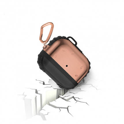 Чохол + карабін для навушників Apple AirPods Pro Alitek Metal Bronze, фото 3