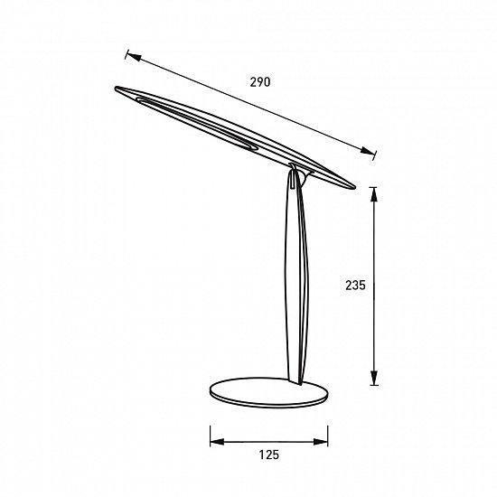 Светильник светодиодный настольный EUROLAMP 5W 5000K серебристый (LED-TL-5W(silver)) - фото 4 - id-p1132598206