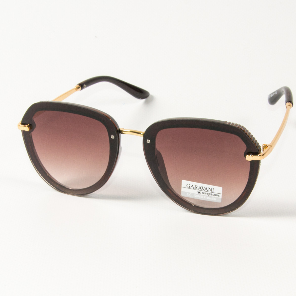 Жіночі сонцезахисні окуляри авіатор (арт. 33707/3) коричневі