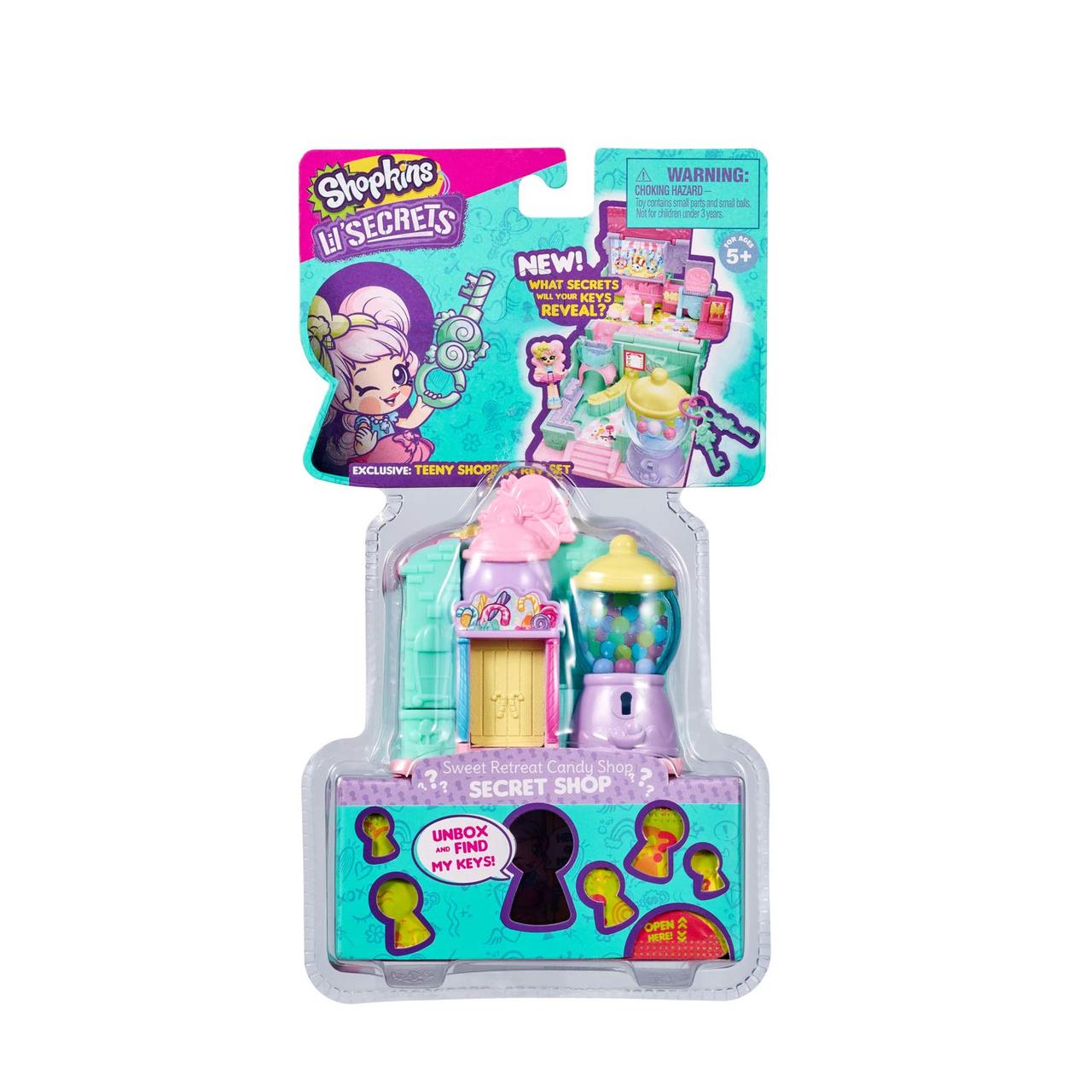 Shopkins Шопкинс мини Секретный Магазин Сладостей Lil Secrets Mini Playset Sweet Retreat Candy - фото 6 - id-p1132608039