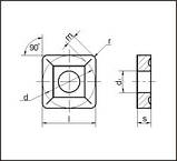 Твердосплавна Пластина змінна 03114-120408 Т5К10;Т15К6;ВК8;ТТ10К8Б;ТТ7К12, фото 3