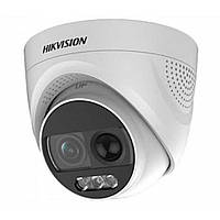 Hikvision DS-2CE72DFT-PIRXOF28 (2.8 мм). 2Мп ColorVu Turbo HD відеокамера з PIR датчиком і сиреною