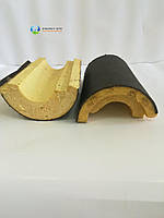 Теплоізоляційна шкаралупа ППУ з пергаміном D45 мм товщина 42 мм