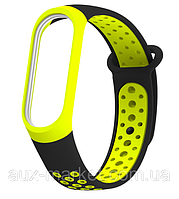 Ремешок для Mi Band 4 Black & Green