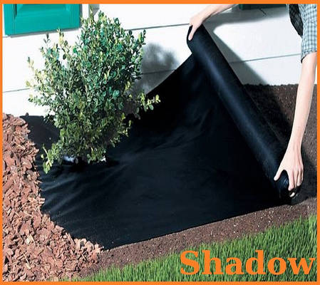 Геотекстиль (спанбонд) SHADOW щільністю 130 г/м2 (3,2*25 м чорне), фото 1