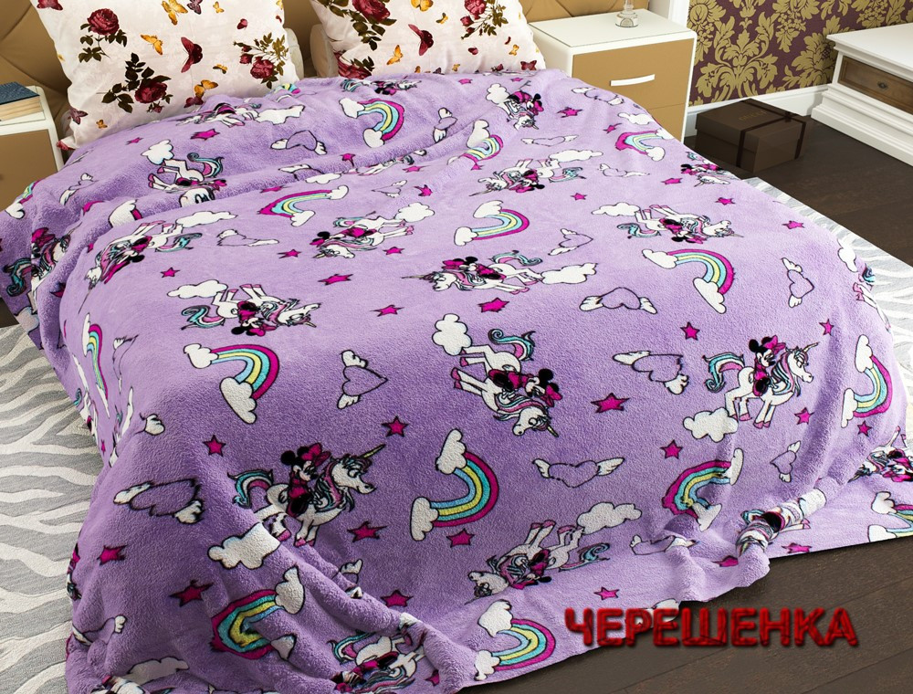 Полуторний флісовий плед 33527