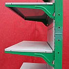 Пристінні (односторонні) стелажі «Модерн» 230х95 см, сірі, на 6 полиць, Б/у, фото 8