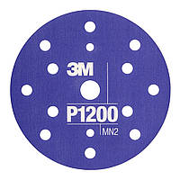 Гибкие абразивные диски 3M Hookit CROW, d150 мм, 15 отв. P1200