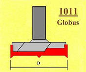 Фрези Глобус пазові для дверних петель (навісів), замкових накладок, фрези Форстнера. Серія 1011.