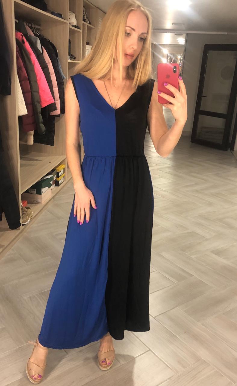 Сарафан довгий, у підлогу, є великі розміри, тканина олія CARROCAR, Туреччина