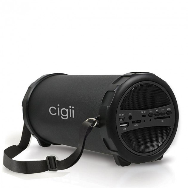 Портативна Bluetootch колонка Cigii S-11B c FM приймачем Black