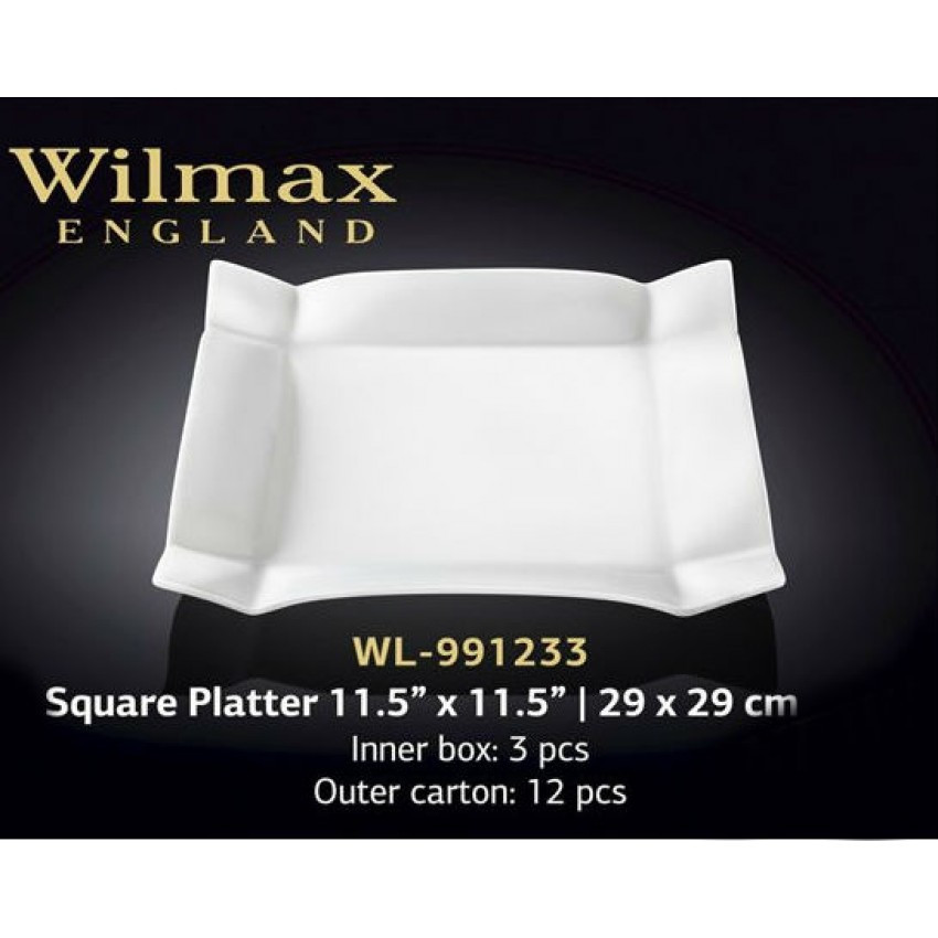 Блюдо Wilmax квадратне 29 х 29 см 991233 WL, фото 1