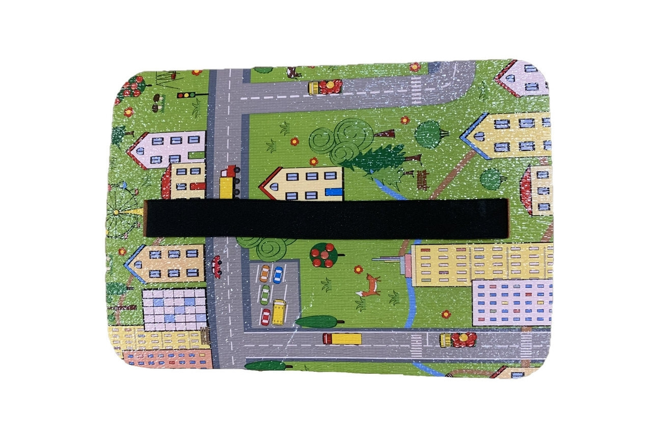 Сидіння дитяче "Паркове місто", т. 11 мм, хім зшитий пінополіетилен, 25х35 см. Україна, TERMOIZOL®, фото 1