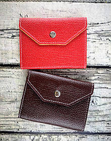 Візитниця Екокожа на кнопці мікс 102753