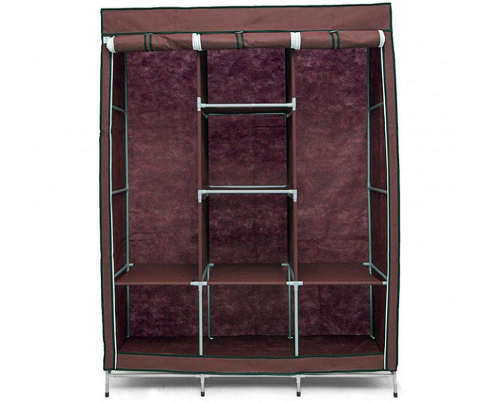 Тканинний шафа складаний на 3 секції HCX 88130 Brown
