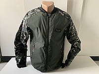 Демисезонная мужская куртка-бомбер спортивная, камуфляж 48-56