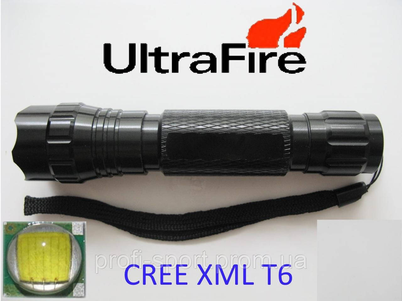 UltraFire WF-501B Cree XML T6 фонарик тактически - фото 1 - id-p411334870