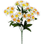 Букет штучних нарцисів, 38см (20 шт. в уп.), фото 2