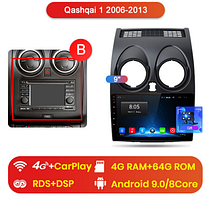 Junsun 4G Android магнітолу для Nissan Qashqai 1 2006-2013 J10 wifi 4ГБ+64 В