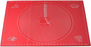 Килимок силіконовий Kamille Vincennes 60х45 см із розміткою для розкачування тіста та випічки